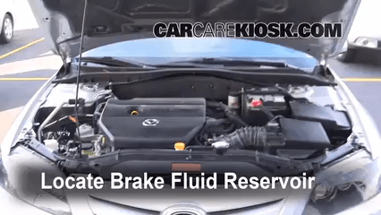 2003-2008 Mazda 6 Brake Fluid Level Check - 2006 Mazda 6 i 2.3L 4 Cyl
